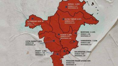 Photo of Rekor Baru Zona Merah Covid-19 Selimuti Seluruh Daerah di Kaltim