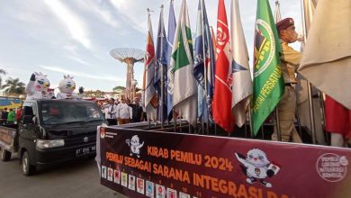 Photo of Upaya Menyatukan Bangsa, Estafet Kirab Pemilu 2024 Tiba di Kukar