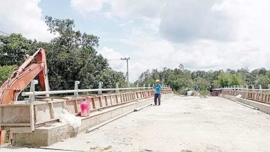 Photo of Proyek Jembatan Desa Teluk Bingkai Terus Digenjot DPU Kukar