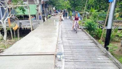 Photo of Jalan Ulin Berubah Jadi Beton, Harapan Warga Desa Batuq Terwujud
