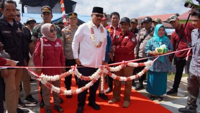 Photo of Akses Desa Sedulang Membaik, Jembatan Baru Diresmikan Bupati Edi